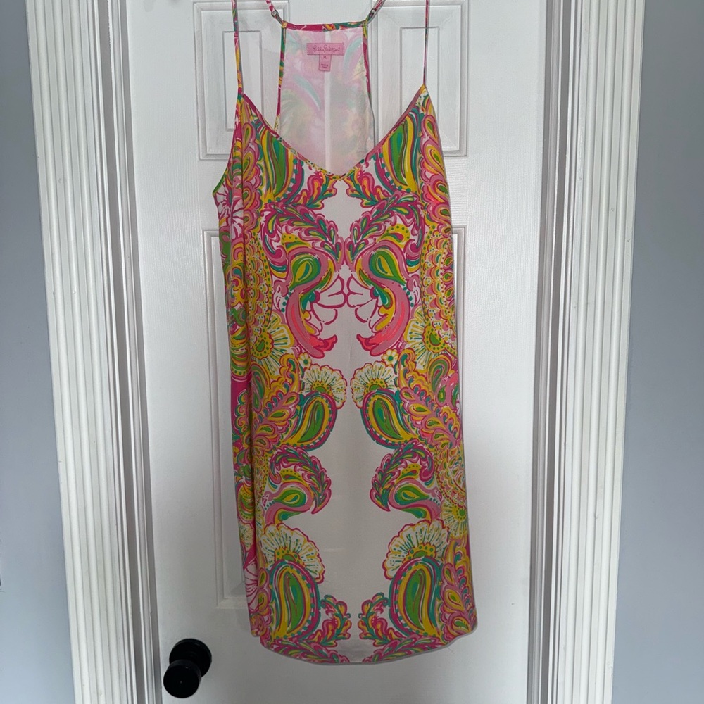 Lilly Pulitzer 100% Silk Slip Dress NWOT